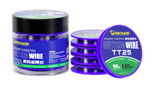 Леска (струна) Mechanic Genuine Tungsten Cutting Wire TT25 0,025 мм 100м 5шт. в банке