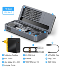 Паяльный набор Fnirsi HS02A Max + 6 наконечников + блок питания 100W