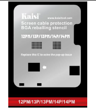 Набор трафаретов Kaisi для iPhone 12 pro max/13pro/13 pro max/14pro/14 pro max