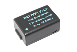 Аккумуляторная батарея для Panasonic Lumix DMC-FZ72, DMC-FZ62 (DMW-BMB9E) 7.2V 1200mAh Li-ion