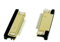 Разъем FPC  Half Coverage Bottom Contact 0.5K-BX-10PWB 10 pin высота 2мм шаг 0,5мм
