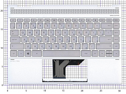 Топкейс для HP 13-AE серебристый