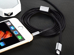Кабель Baseus L33 для Apple+3.5 mm to 3.5 mm AUX Audio Cable Black 1,2m