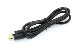 Кабель DC 5.5x2.5  18 AWG папа-папа 1 м с прямым штекером