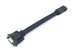 Переходник с кабелем HDMI на VGA цветной 230 мм