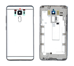 Задняя крышка для Asus ZenFone 3 Laser ZC551KL серая