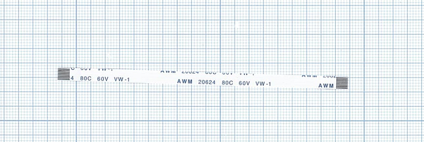 Шлейф универсальный 8pin, шаг 0.8мм, длина 10см