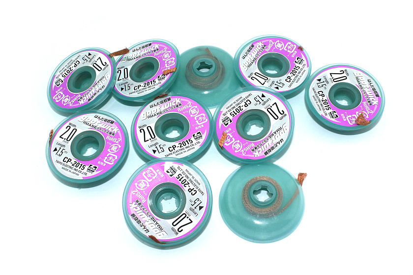 Оплетка CP-2015 2.0mm*1.5m 10 шт