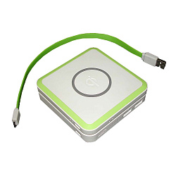 Универсальный внешний стек-аккумулятор G-POWER STX6000II J32II на 5000mAh с QI модулем 