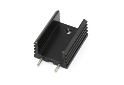 Аллюминиевый радиатор TO-220 Mosfet, 20x15x10 мм, 2Pin 10 шт