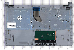 Топкейс для HP 15S-EQ 15S-FQ  серебристый FPR с тачпадом